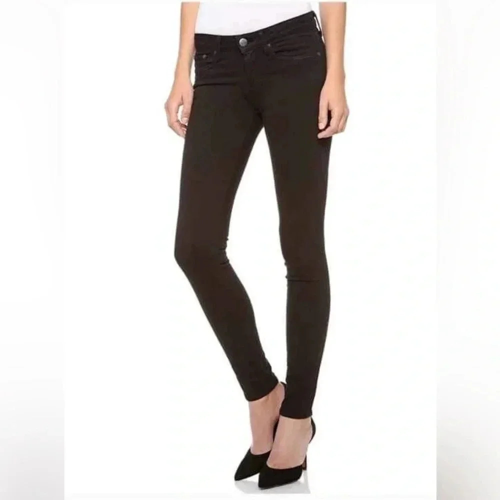 Vince Black Wash Riley Skinny Jeans Size 29